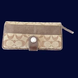 Coach Wallet Long Zip Around
